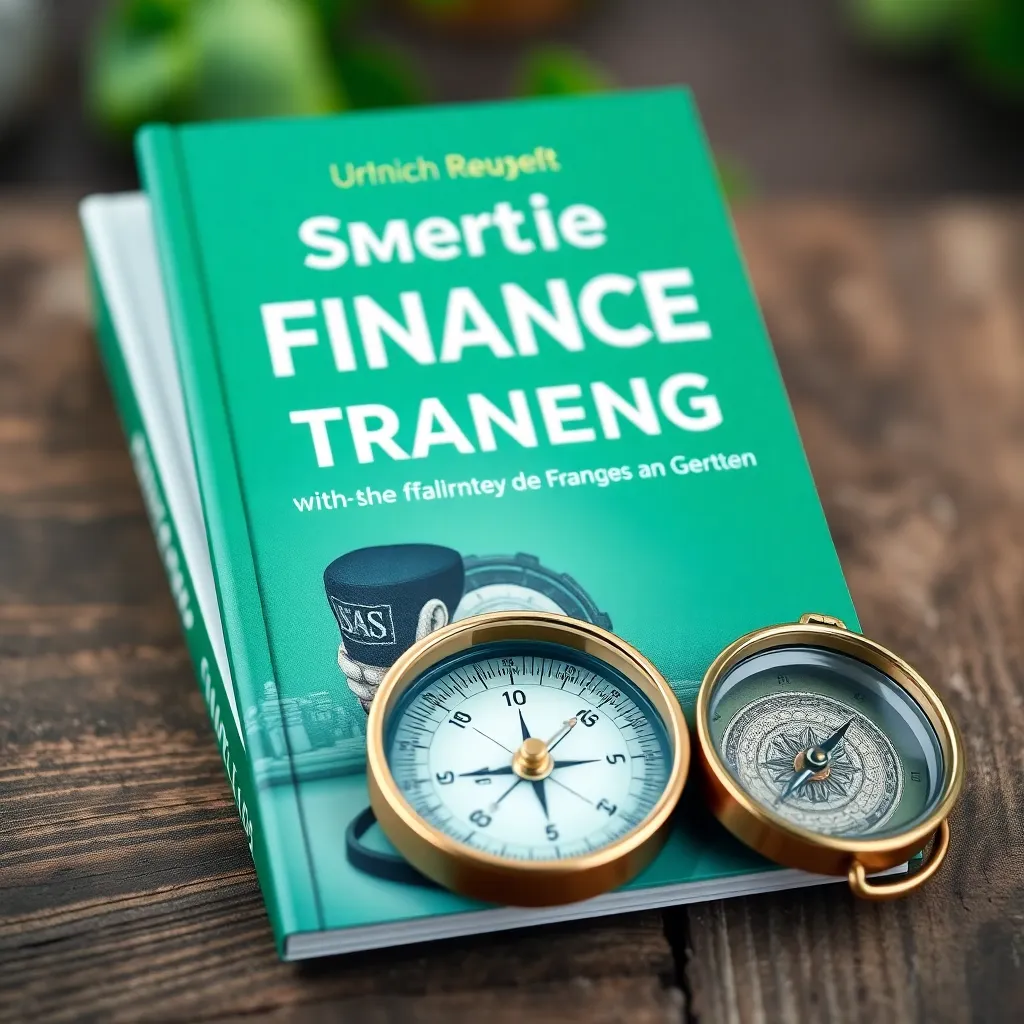 Finanz-E-Book Cover mit deutschem Finanzkompass und Spartipps