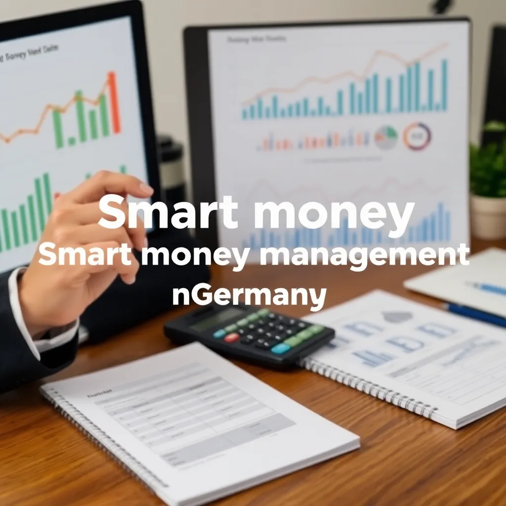 Person analysiert Finanzdiagramme auf einem Schreibtisch